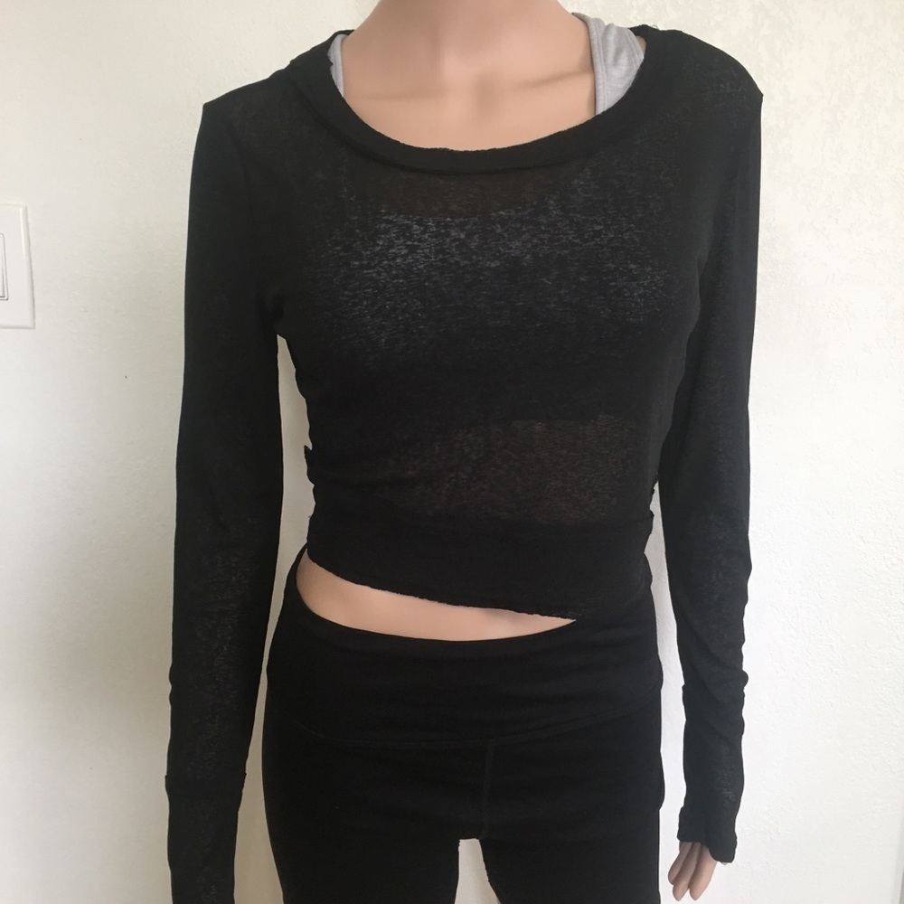 Avec black sport t-shirt L (A-07)